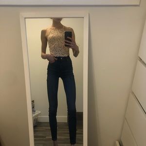 Floral garage croptop